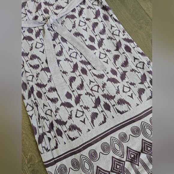 Athleta Balsa Burnout Halter Dress Purple Size Medium Jersey Knit - Picture 4 of 7